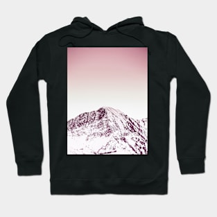 Mountain print, Nature, Landscape, Scandinavian, Nordic, Fashion print, Scandinavian art, Modern art, Wall art, Print, Minimalistic, Modern Hoodie